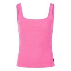 Damski tank top Protest Dazes. Czerwone topy Protest, bez wzorów, bez kołnierzyka, bez ramiączek. Za 190.00 zł.