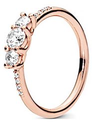 Pandora Pozłacany pierścionek z cyrkoniami rozmiar: 48. Czerwone pierścionki Pandora, z cyrkonią, pozłacane. Za 304.99 zł.