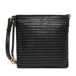 Torebka Lasocki. Czarne listonoszki Lasocki, bez wzorów, bez dodatków. Za 179.99 zł.