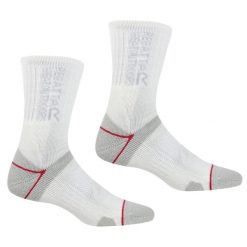 Długie Skarpetki Damskie Blister Protection II. Białe skarpetki Regatta, bez wzorów, z elastanu. Za 111.99 zł.