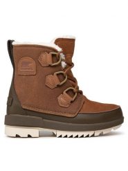 Sorel Botki Torino™ II Wp NL4958 Brązowy. Brązowe botki Sorel, bez wzorów, ze skóry, bez obcasa, na płaskiej podeszwie, bez zapięcia. Za 399.99 zł.