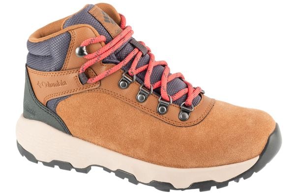 Buty trekkingowe damskie, Newton Wander WP. Brązowe buty trekkingowe Columbia, z materiału, przed kostkę, bez zapięcia. Za 399.99 zł.