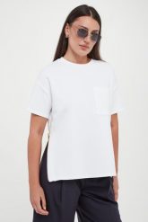 T-shirt damski z kieszenią ELISABETTA FRANCHI. T-shirty Elisabetta Franchi, bez wzorów, bez kołnierzyka, bez ramiączek. Za 1,669.00 zł.