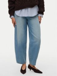 Vero Moda Jeansy Billie 10351773 Niebieski Barrel Fit. Niebieskie jeansy Vero Moda, bez wzorów, z bawełny. Za 229.99 zł.