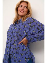 Kaffe Koszula w kolorze niebieskim rozmiar: 36. Niebieskie koszule Kaffe, bez wzorów, bez kołnierzyka, bez ramiączek. Za 65.07 zł.