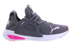 Buty do chodzenia damskie Puma Softride Enzo Evo. Szare buty treningowe Puma, bez wzorów, z materiału, bez zapięcia, trekkingowe. Za 346.00 zł.