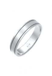 Elli PREMIUM Damska obrączka ślubna w parze srebro 925 Sterling Silver Pierścionki 1 ct Damski. Szare pierścionki Elli PREMIUM, srebrne. Za 378.99 zł.