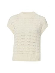 Opus sweter z dzianiny - Pydra Kobiety Bawełna (100%) biały, 34. Białe swetry Opus, na lato, bez wzorów, z bawełny, klasyczne, bez ramiączek. Za 399.95 zł.