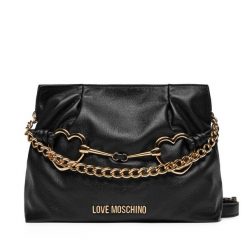 Torebka LOVE MOSCHINO. Czarne torebki klasyczne Love Moschino, bez wzorów, klasyczne, bez dodatków. Za 579.99 zł.