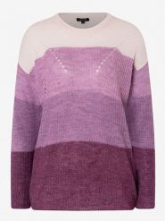 More & More Sweter w kolorze fioletowo-jasnoróżowym rozmiar: 38. Różowe swetry More & More, bez wzorów, z wełny, bez ramiączek. Za 100.99 zł.