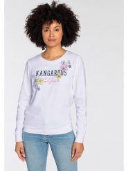 Kangaroos Bluza w kolorze białym rozmiar: 52/54. Białe bluzy KangaROOS, bez wzorów, z bawełny, bez ramiączek, bez kaptura. Za 53.17 zł.