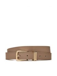 Tommy Hilfiger Pasek Damski Luxe AW0AW16602 Beżowy. Brązowe paski Tommy Hilfiger, bez wzorów, ze skóry. Za 279.99 zł.