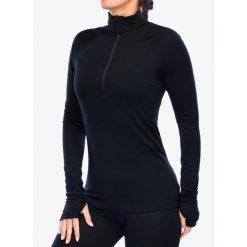 Bluza termoaktywna damska Houdini Desoli Light Half Zip. Czarne bielizna termoaktywna damska Houdini, na zimę, m, bez wzorów, sportowe, bez ramiączek, bez kaptura. W wyprzedaży za 527.75 zł.