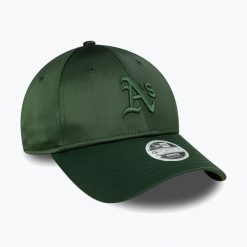 Czapka z daszkiem New Era Satin 9Forty Oakland Atletics. Zielone czapki z daszkiem New Era, bez wzorów. Za 119.99 zł.