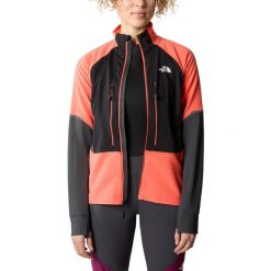 Kurtka softshell damska The North Face Dawn Turn Softshell Fz. Brązowe kurtki The North Face, m, bez wzorów, ze skóry, bez kaptura. Za 529.99 zł.