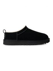 UGG Skórzane botki w kolorze czarnym rozmiar: 36. Czarne botki UGG, bez wzorów, bez obcasa, bez zapięcia. Za 379.44 zł.