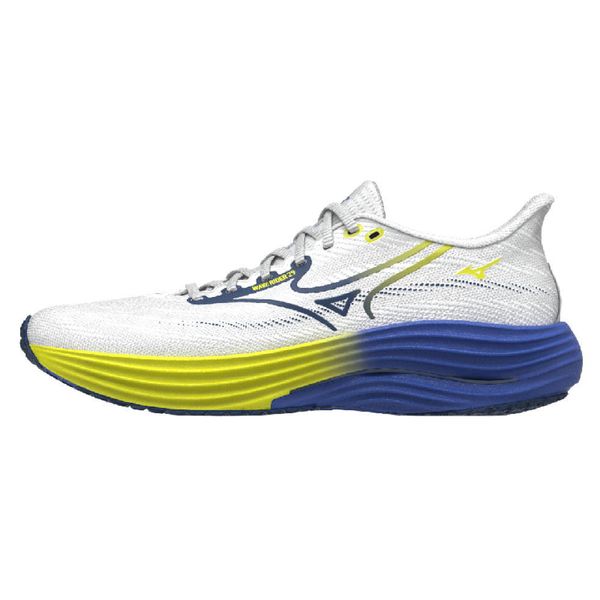 Buty do biegania Mizuno Wave Rider 29. Białe buty do biegania Mizuno, bez wzorów, z materiału, bez zapięcia, do biegania, mizuno wave. Za 689.05 zł.
