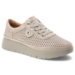 Półbuty damskie Vinceza, cholewka ze skóry naturalnej licowej z perforacją wiązanie z przodu na płaskiej podeszwie, złote, 79629. Żółte półbuty wsuwane VINCEZA, bez wzorów, ze skóry, bez obcasa, na płaskiej podeszwie. Za 152.90 zł.