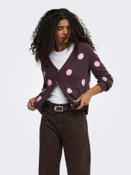 ONLY Kardigan w kolorze brązowym rozmiar: XL. Brązowe swetry ONLY, xl, bez wzorów, bez ramiączek. Za 115.95 zł.