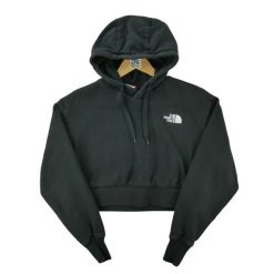 Second life - Bluza z kapturem damska Trend Crop The North Face - Jak nowy. Czarne bluzy z kapturem The North Face, l, bez wzorów, z kapturem, na fitness i siłownię. Za 114.98 zł.