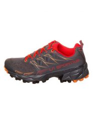 LA SPORTIVA Buty "Akyra" w kolorze antracytowo-czerwonym do biegania rozmiar: 37. Czarne buty do biegania La Sportiva, bez wzorów, z materiału, bez zapięcia, do biegania. Za 441.31 zł.