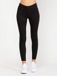 Tantra Dżinsy - Skinny fit - w kolorze czarnym rozmiar: XL. Czarne jeansy Tantra, xl, z aplikacjami, ze skóry, klasyczne. Za 154.07 zł.