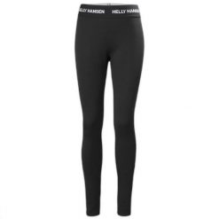 Legginsy damskie Helly Hansen Lifa Merino Midweight. Czarne legginsy Helly Hansen, bez wzorów, sportowe. Za 352.10 zł.