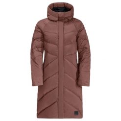 Płaszcz damski Jack Wolfskin Marienplatz. Brązowe płaszcze Jack Wolfskin, na zimę, l, bez wzorów, z materiału, eleganckie, z kapturem. Za 1,405.10 zł.
