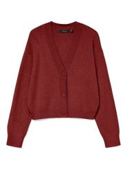 Vero Moda Kardigan w kolorze bordowym rozmiar: XL. Czerwone swetry Vero Moda, xl, bez wzorów, bez ramiączek. Za 127.35 zł.