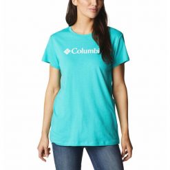 Koszulka Damska Columbia Trek SS Graphic T-Shirt. Czarne t-shirty Columbia, xl, bez wzorów, sportowe, bez kołnierzyka, bez ramiączek. Za 119.99 zł.