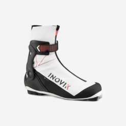 Buty do narciarstwa biegowego damskie Inovik XCS 500 styl łyżwowy. Białe buty do biegania INOVIK, na zimę, bez wzorów, z materiału, bez zapięcia, do biegania. Za 699.99 zł.
