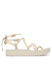 Teva Sandały Midform Infinity 1127890 Beżowy. Brązowe sandały Teva, bez wzorów, z materiału, bez obcasa, na koturnie, bez zapięcia. Za 349.99 zł.