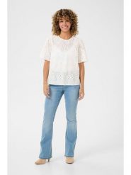 Cream Bluzka w kolorze kremowym rozmiar: 44. Brązowe bluzki Cream, bez wzorów, z bawełny, bez kołnierzyka, bez ramiączek. Za 122.38 zł.