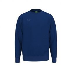 Bluza Erima Premia. Niebieskie bluzy Erima, m, bez wzorów, z bawełny, eleganckie, bez ramiączek, bez kaptura. Za 277.50 zł.