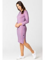 Super.natural Sukienka w kolorze fioletowym rozmiar: S. Różowe sukienki super.natural, s, bez wzorów, z wełny, bez kołnierzyka, bez ramiączek, midi. Za 108.99 zł.