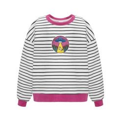 Bluza jeździecka młodzieżowa GALOP WEAR Kosmiczne Porwanie. Biała bluzy GALOP WEAR, m, z aplikacjami, z bawełny, klasyczne, bez ramiączek, bez kaptura. Za 209.00 zł.