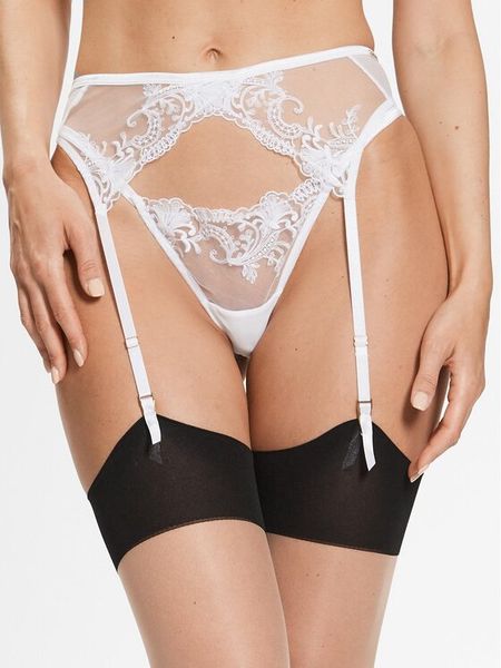 Bluebella Pas do pończoch Marseile 41550 Biały. Białe pończochy i pasy BlueBella, bez wzorów, z syntetyku. Za 149.99 zł.