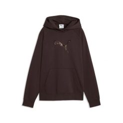 Damska bluza z kapturem Essentials Sequins PUMA. Czarne bluzy Puma, l, bez wzorów, z bawełny, eleganckie, bez ramiączek, z kapturem. Za 249.00 zł.