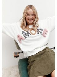 More & More Bluza w kolorze białym rozmiar: 42. Białe bluzy More & More, bez wzorów, bez ramiączek, bez kaptura. Za 231.68 zł.