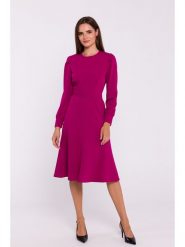 Stylove Sukienka w kolorze różowym rozmiar: L. Różowe sukienki Stylove, l, bez wzorów, bez kołnierzyka, bez ramiączek, midi. Za 272.31 zł.