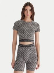 Calvin Klein Underwear T-Shirt LV00QF8487 Szary Slim Fit. Szare t-shirty Calvin Klein Underwear, s, bez wzorów, z bawełny, bez kołnierzyka, bez ramiączek. Za 239.99 zł.