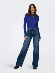 ONLY Bluzka Luxi 15310698 Niebieski Regular Fit. Niebieskie bluzki ONLY, s, bez wzorów, z syntetyku, bez kołnierzyka, bez ramiączek. Za 59.99 zł.