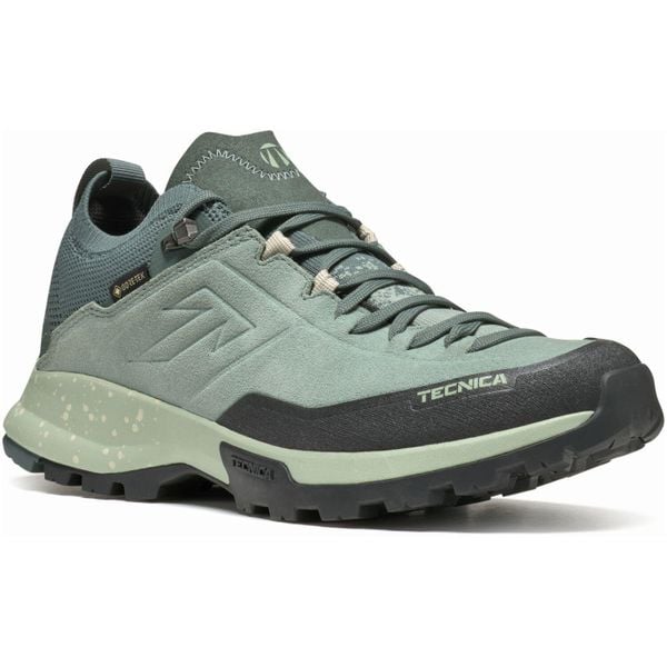 Buty trekkingowe damskie Tecnica Forge Hike Gtx. Zielone buty trekkingowe Tecnica, bez wzorów, z materiału, bez zapięcia, trekkingowe. Za 565.81 zł.