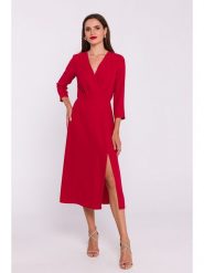 Stylove Sukienka w kolorze czerwonym rozmiar: M. Czerwone sukienki Stylove, m, bez wzorów, bez kołnierzyka, bez ramiączek, midi. Za 297.95 zł.