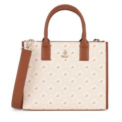 Torebka Beverly Hills Polo Club. Brązowe torebki klasyczne Beverly Hills Polo Club, bez wzorów, bez dodatków. Za 269.99 zł.