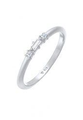Elli DIAMONDS Damski pierścionek zaręczynowy prostokątny filigranowy z kamieniem szlachetnym topazem i diamentem (0,03 ct.) w srebrze 925 Sterling Sil. Białe pierścionki Elli DIAMONDS, z diamentem, srebrne. Za 458.99 zł.