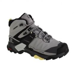 Buty trekkingowe damskie Salomon X Ultra 4 Mid Winter Ts. Szare buty trekkingowe Salomon, z materiału, bez zapięcia. Za 905.00 zł.