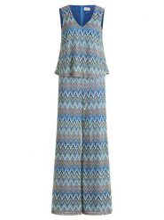 Vera Mont Kombinezon w kolorze niebiesko-zielonym rozmiar: 44. Niebieskie kombinezony Vera Mont, bez wzorów, bez kołnierzyka, bez ramiączek. Za 175.26 zł.