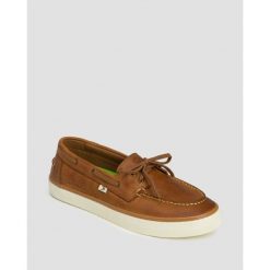 Mokasyny Cariuma Mare Boat Shoe. Brązowe mokasyny CARIUMA, bez wzorów. W wyprzedaży za 350.55 zł.