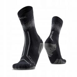 Skarpety unisex X-Socks Trailrun Terraskin Perform Crew X Black/Rhino Grey B130. Czarne skarpetki X-Socks, bez wzorów. Za 119.99 zł.